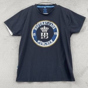 Hofbrauhaus Shirt Mens Small Blue Munchen Munich Germany Oktoberfest Beer Hall